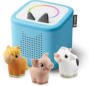 Toniebox 2 My First Farm Bundle for Kids 1+ with Soft and Squeezable Cow, Horse, and Pig - Sky Bl... | Amazon (US)
