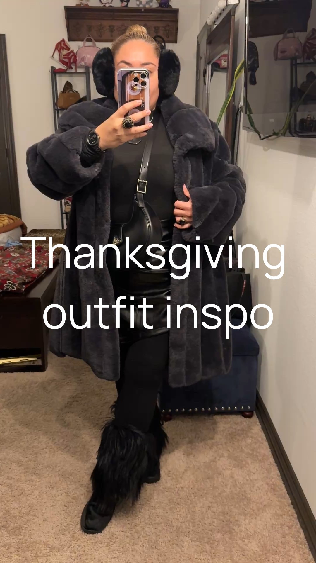 Stay warm with faux fur from head to toe. Yes I have worn this just to “sit in the living room” because why not? 🤌🏼

The fleece lined leggings are perfect!!

#LTKStyleTip #LTKPetite #LTKHoliday