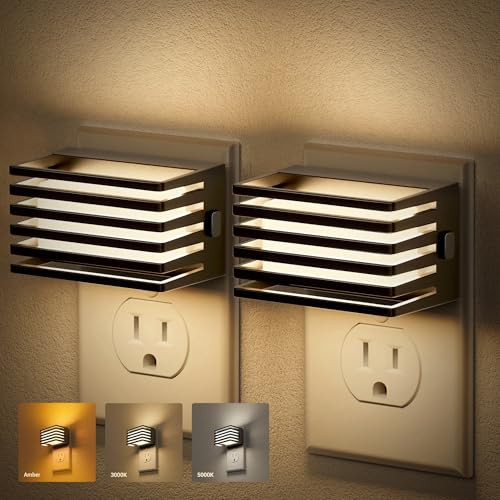 JandCase LED Night Light, [2 Pack] Night Lights Plug into Wall Dusk to Dawn | Amazon (US)