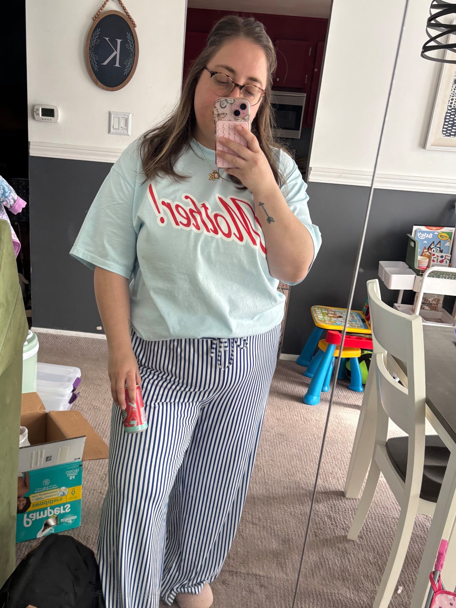 SAHM OOTD shop Kristin jones shirt Amazon pants crocs slippers 

#LTKMidsize #LTKPlusSize #LTKSeasonal