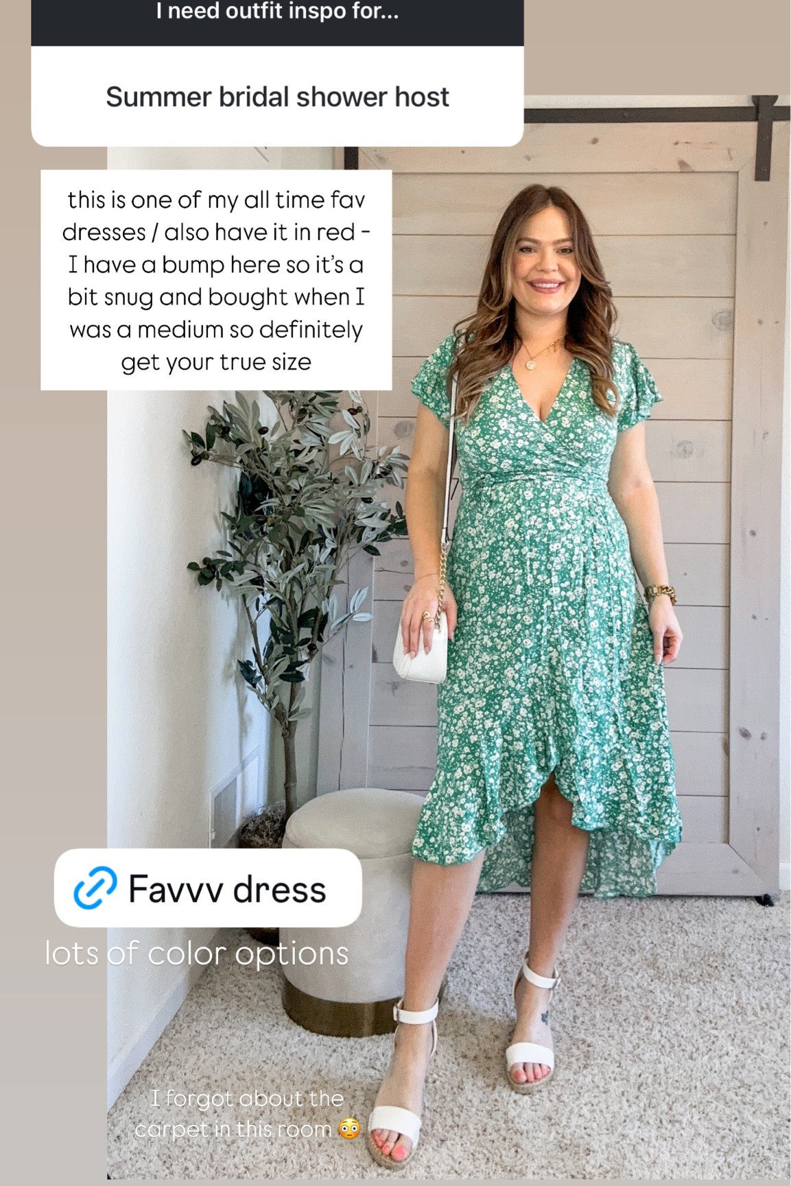 this is one of my all time fav dresses / also have it in red - I have a bump here so it’s a bit snug and bought when I was a medium so definitely get your true size // lots of color options // wrap dress / floral dress / bridal shower guest dress / wedding guest dress/ baby shower dress / summer dress / spring dress

#LTKMidsize #LTKFindsUnder50 #LTKSeasonal