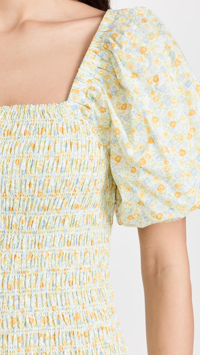 Floral Smocked Mini Dress | Shopbop