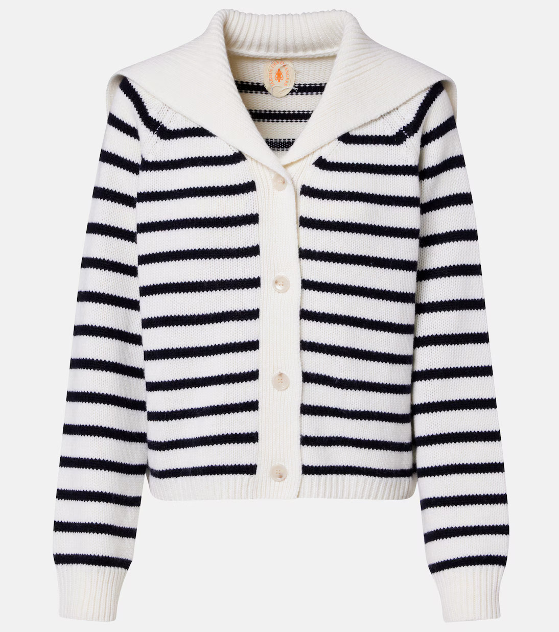 Striped wool and cashmere cardigan | Mytheresa (INTL)