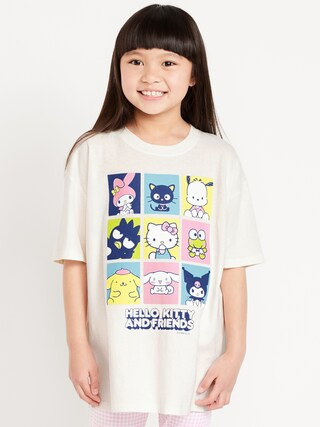Hello Kitty® Oversized Graphic T-Shirt for Girls | Old Navy (US)