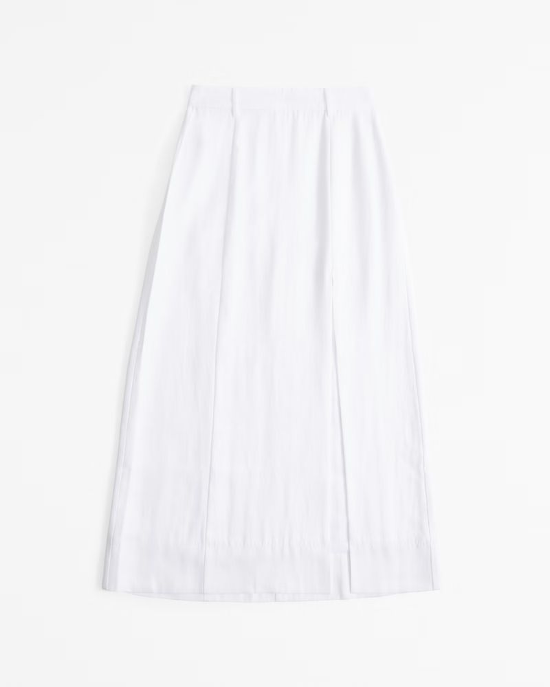 Women's Tailored Maxi Skirt | Women's Bottoms | Abercrombie.com | Abercrombie & Fitch (US)