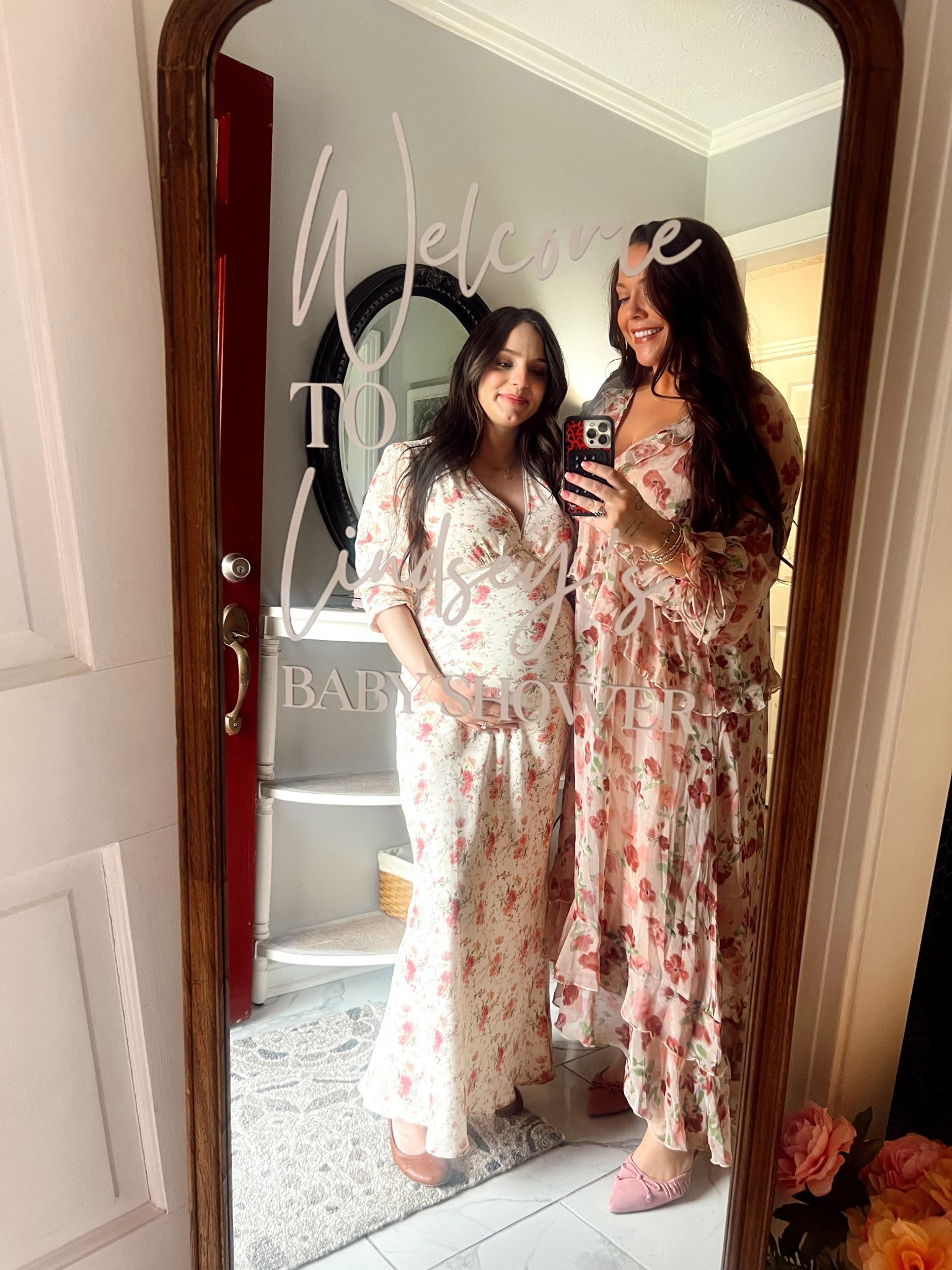 Obsessed with this pink floral spring dress I wore to my best friends baby shower, and the pink kitten heel mules 😍🌸🎀💗 

#babyshowerdress #babyshoweroutfit #springdress #summerdress #babyshower 

#LTKootd #LTKBeauty #LTKmomlife