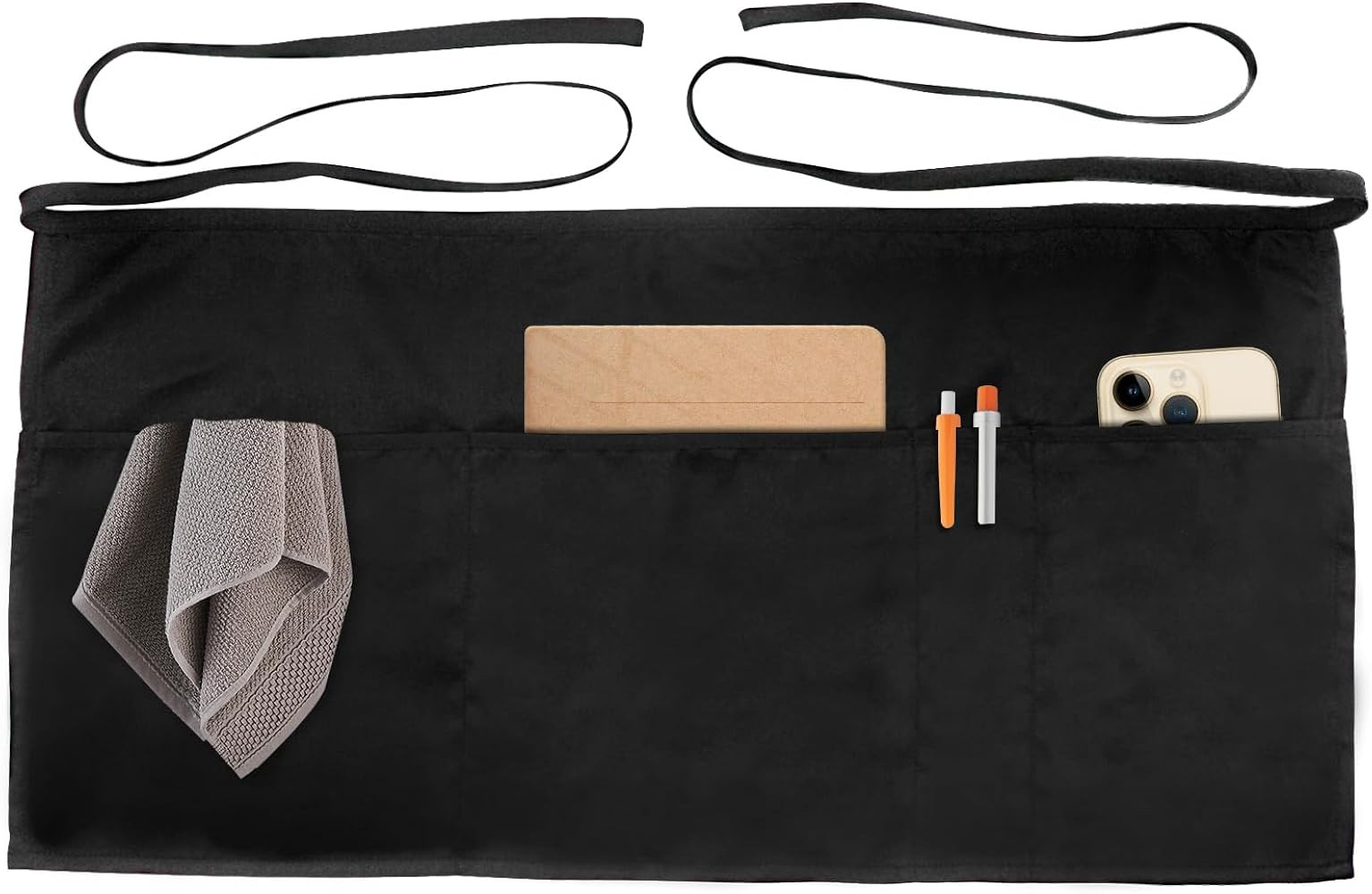 Xeoxarel Aprons with 4 Pockets (Available in 3 Pack / 7 Pack) 23.5'' X 11.5'' | Amazon (US)