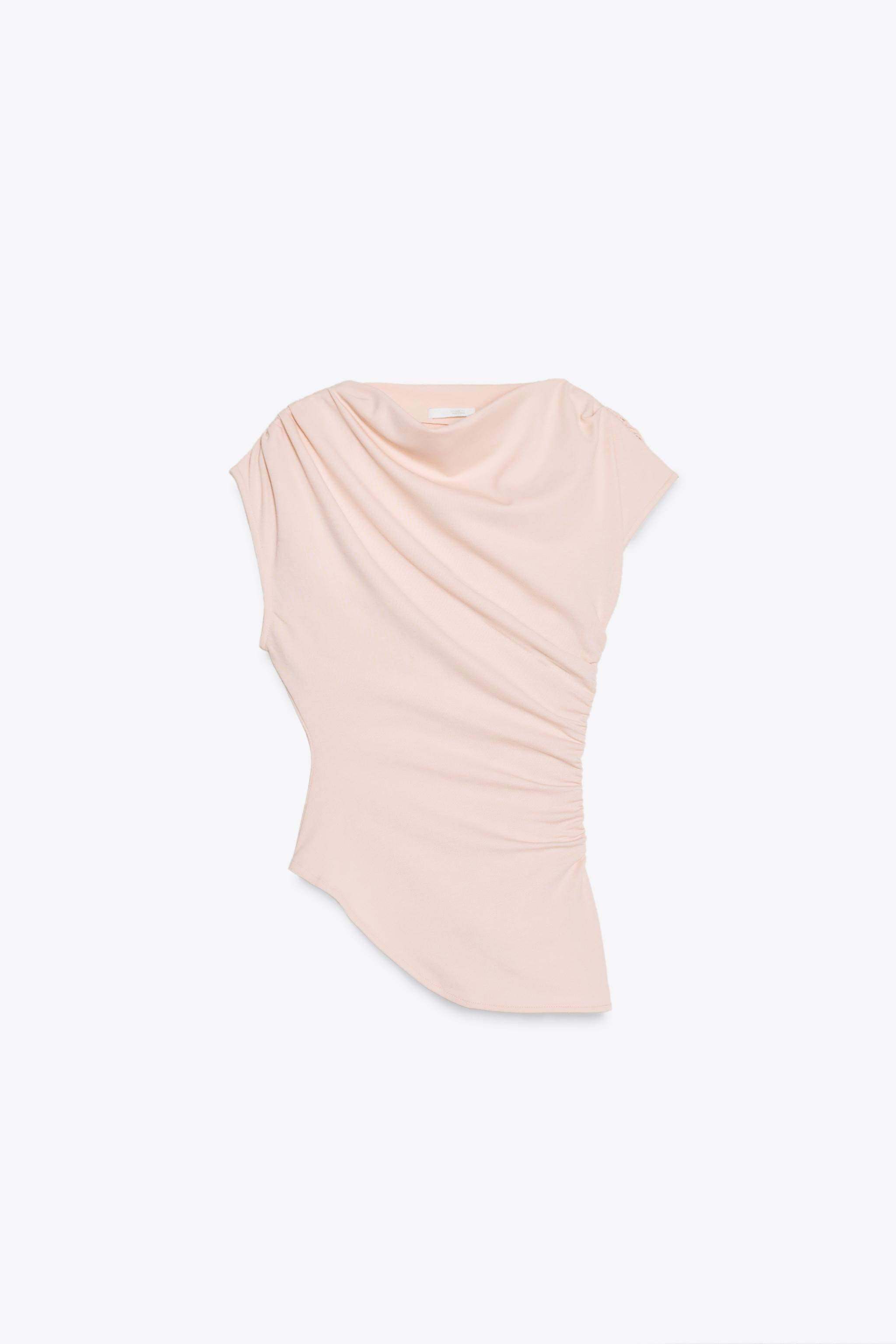RUCHED ASYMMETRIC TOP | Zara US