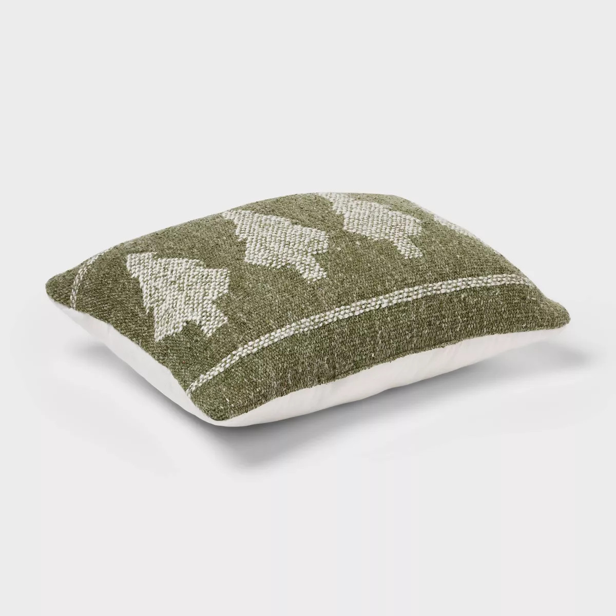 Oblong Holiday Decorative Pillow Woven Tree - Threshold™ | Target