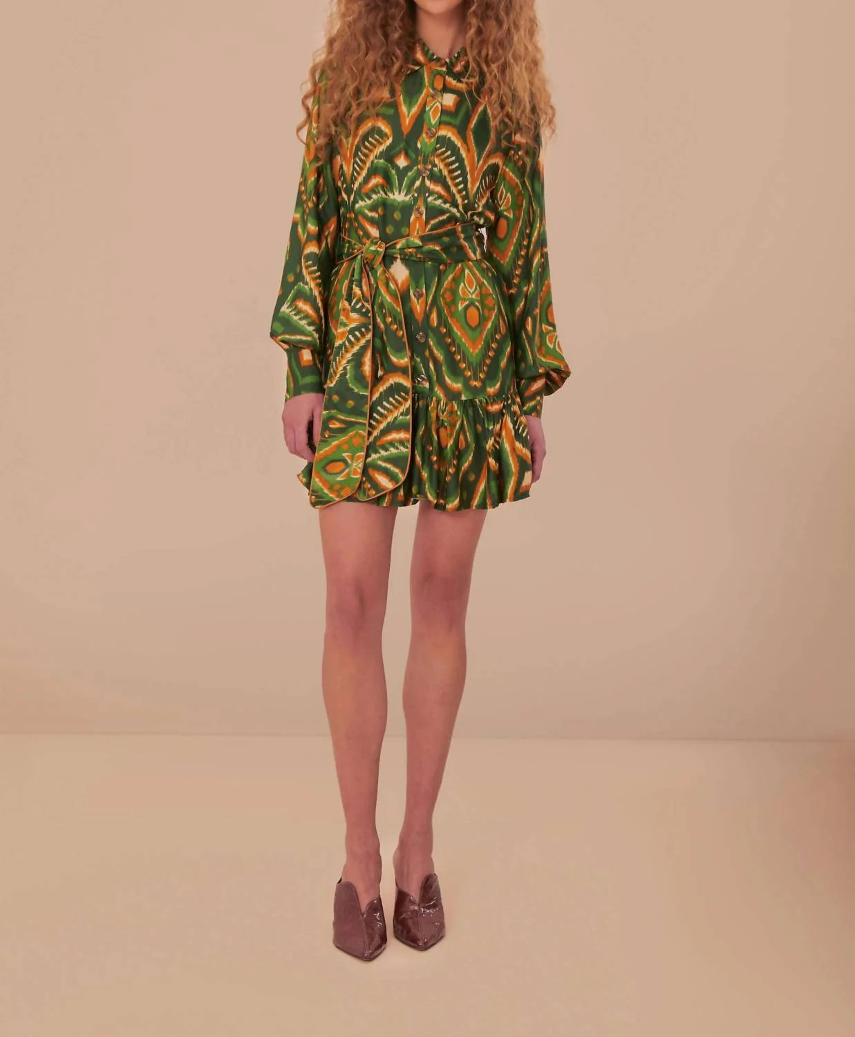 Pineapple Ikat Green Mini | Shop Simon