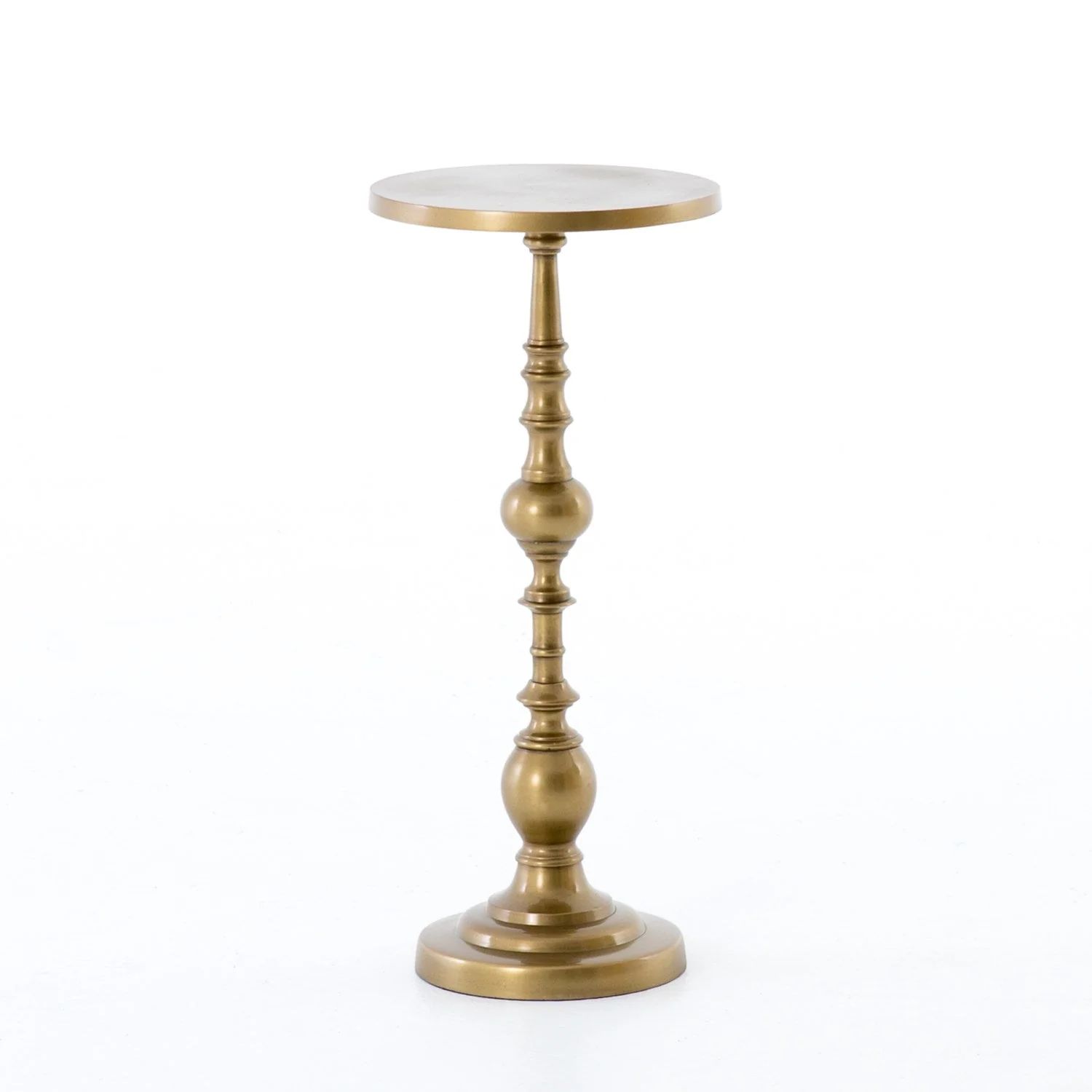 Calhoun End Table in Antique Brass | Burke Decor