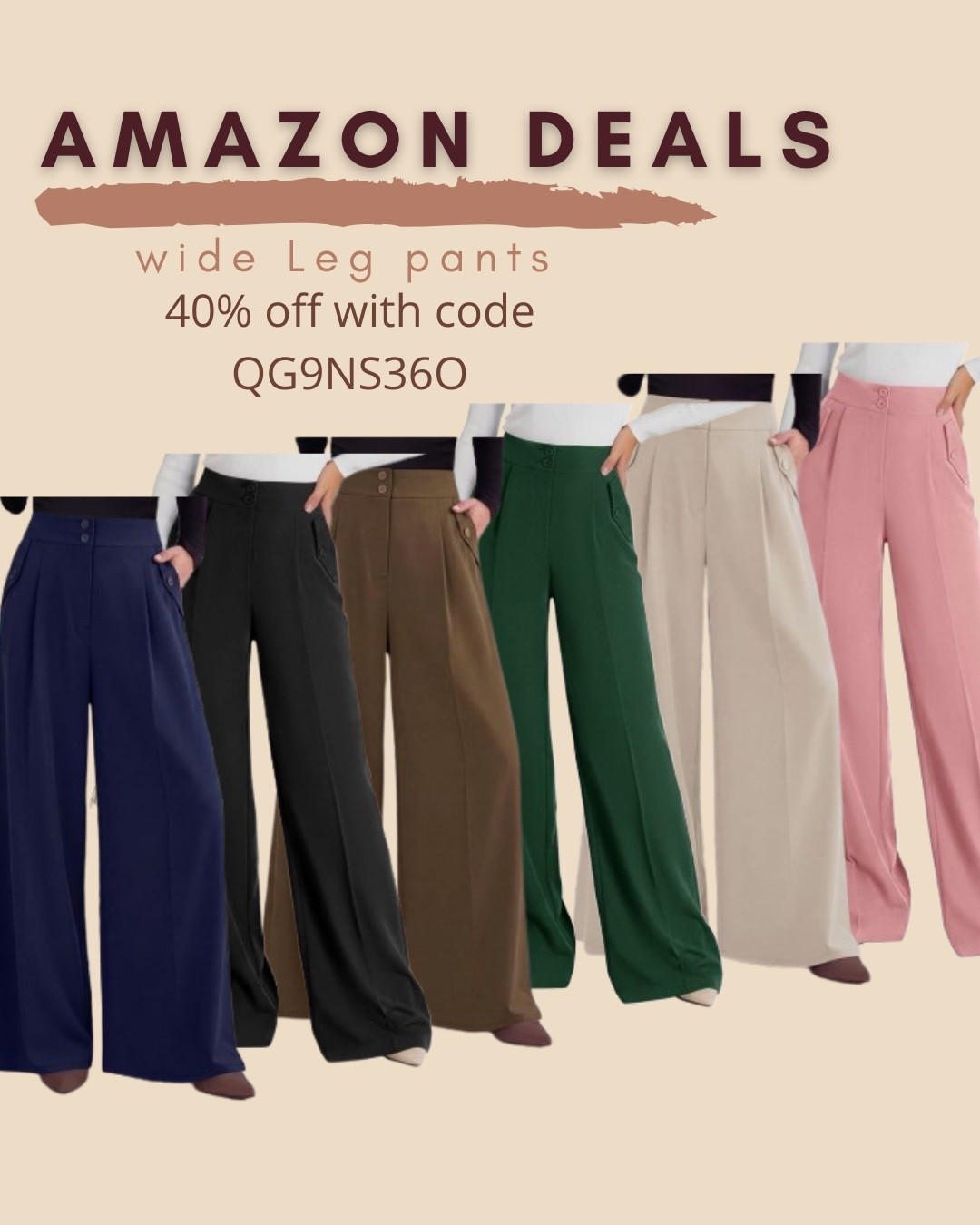 $14 ends 9/15
Amazon fashion
Amazon deals
Trousers
Wide leg pants
Workwear
Teacher outfit

#LTKSaleAlert