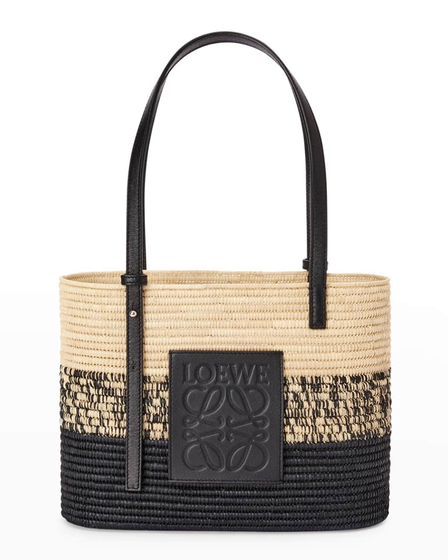 Loewe x Paula&rsquo;s Ibiza Anagram Degrade Square Basket Tote Bag | Neiman Marcus