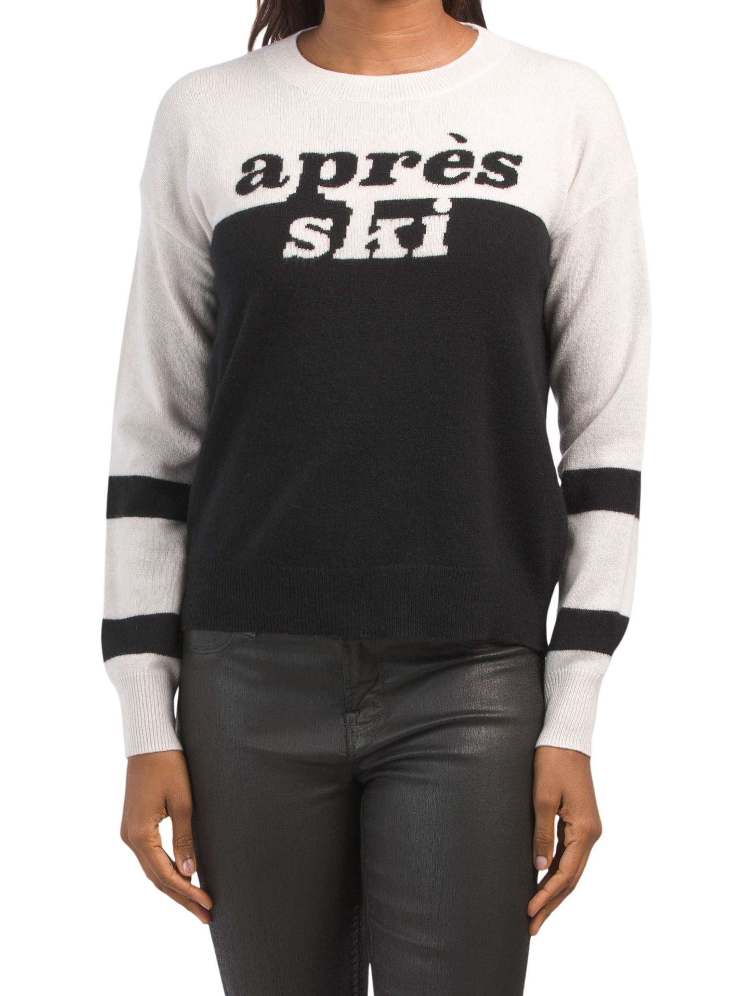 Cashmere Apres Ski Crew Neck Sweater | TJ Maxx