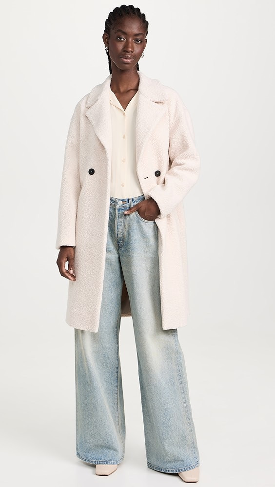 Dropped Shoulder Bouclé Coat | Shopbop