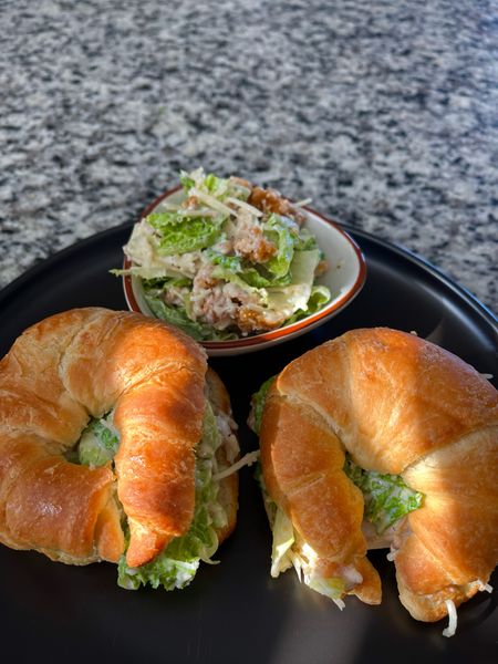 Chicken Caesar Sandwich Croissant Sandwiches. @thenaughtyfork

#LTKhome