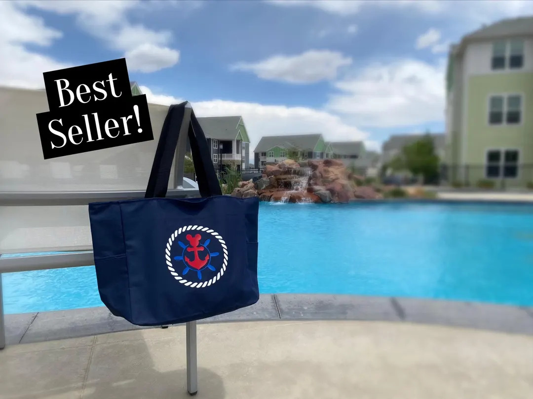 Personalized Disney Cruise Tote Bag With Zipper or Pockets | Custom Mickey Minnie Cruise Bag | DC... | Etsy (US)