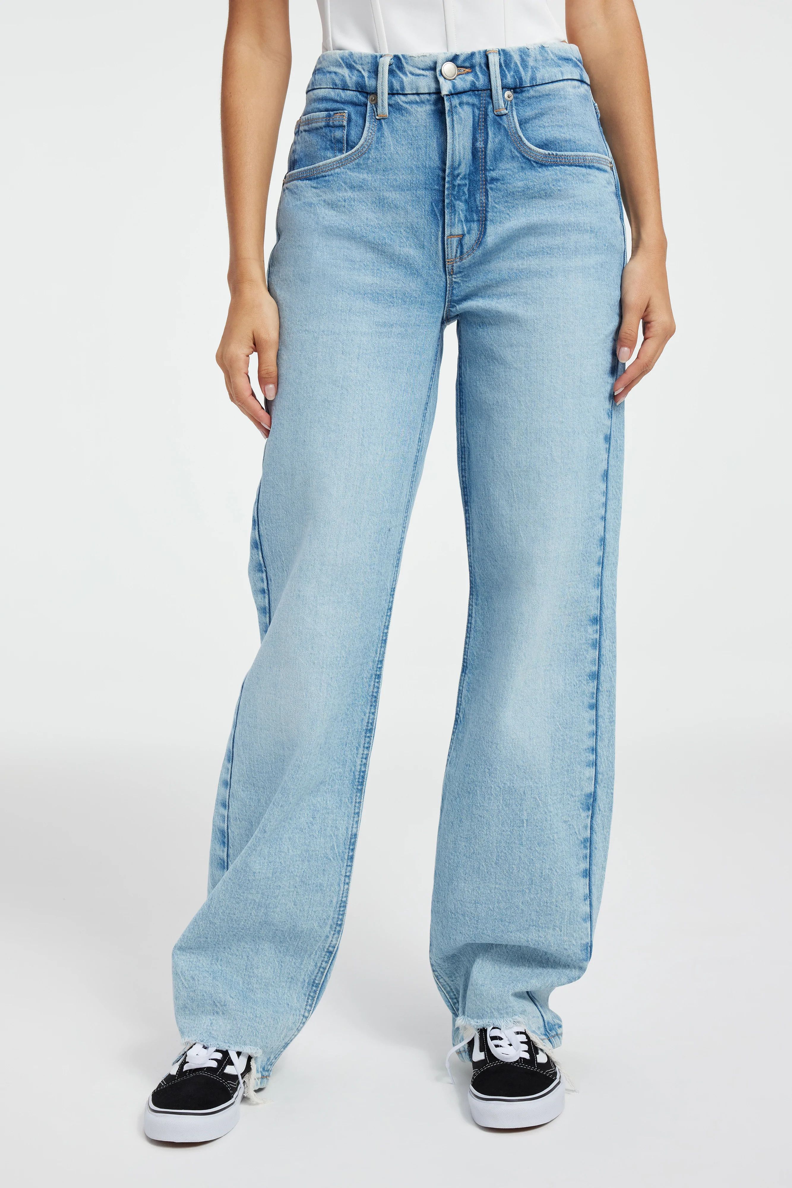 GOOD '90s  JEANS | INDIGO349 | Good American