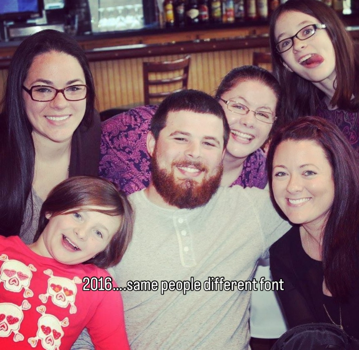 So… 2016 is trending, huh?

A decade ago feels like both forever ago and just yesterday.

For our family, 2016 was one of our best years. 
My husband began his health journey and inspired so many along the way. 
Our softball era really took off. 
My brother became a dad, and we welcomed the youngest cousin into the crew. 
My childhood best friend got married. 
My hair was red. 
And my leggings? A little out of hand. 😉

Babies don’t keep.

Here’s to the next decade. 🥂