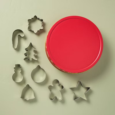 Cookie Cutter Kit Merry Christmas Tin - Hearth & Hand™ with Magnolia | Target