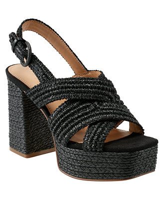 Marc Fisher LTD Women's Caddy Square Toe Dress Sandals - Macy's | Macy's