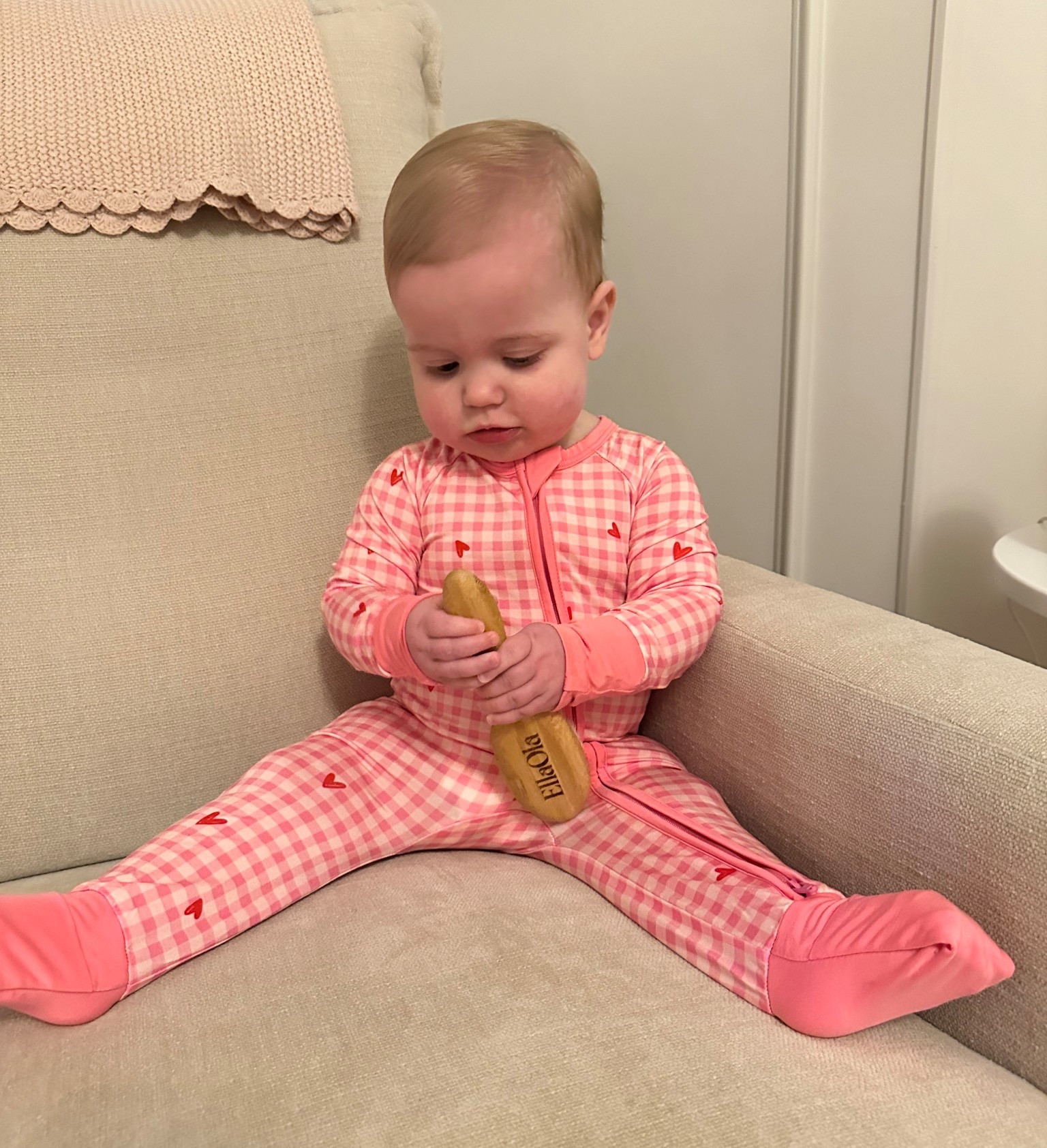 New Vday Jammie’s! Wearing 12-18M an they fit TTS

In My Jammers

#LTKBaby