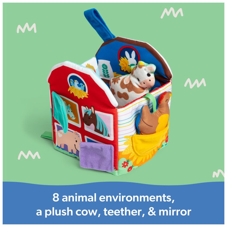 Ms. Rachel Official Sensory Learning Plush Farm Toy for Babies Ages 3 Months to 18 Months | Walmart (US)