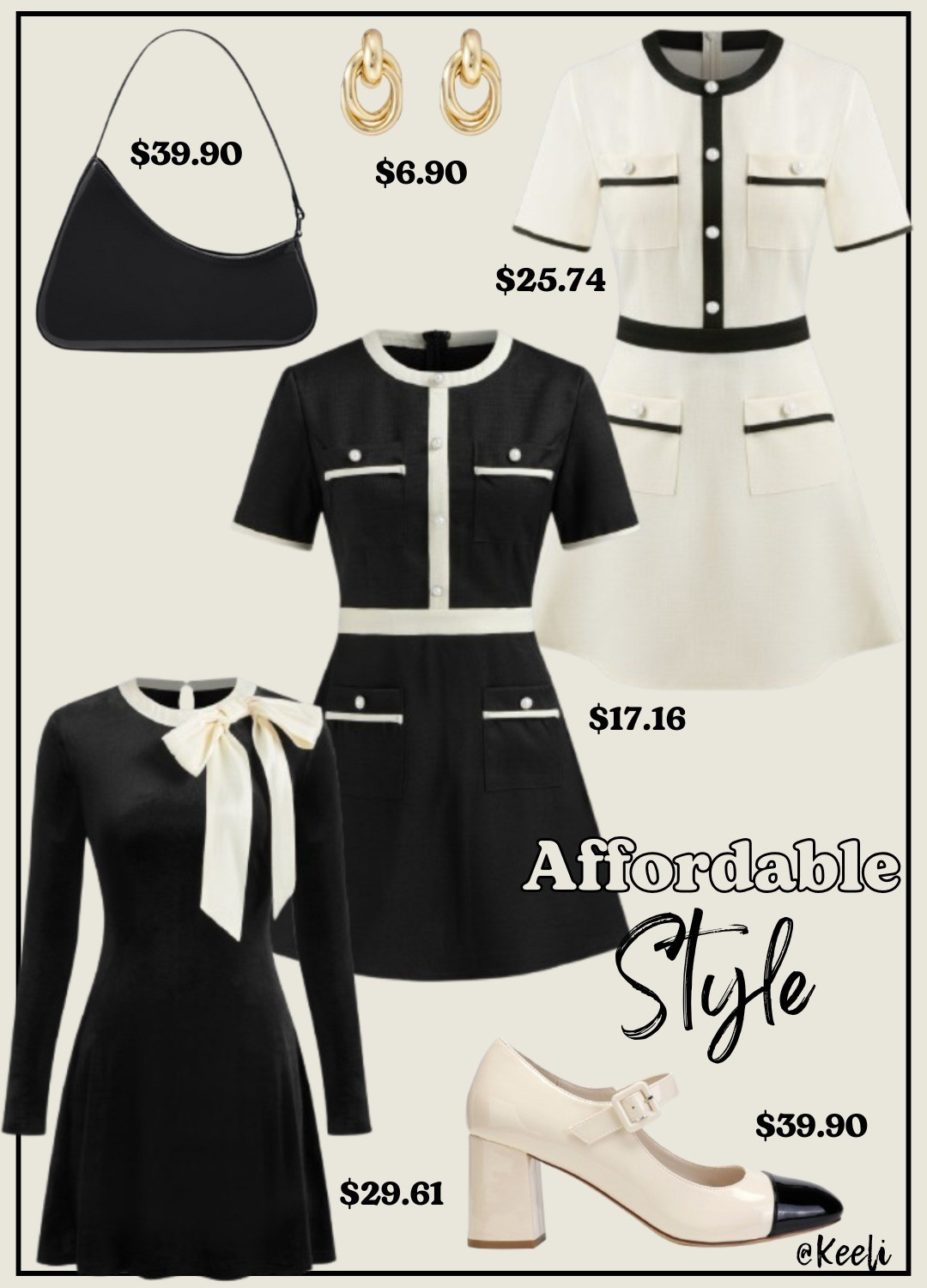 🖤🤍 Monochrome magic - these black & white outfits are giving major Audrey vibes but on a budget. Perfect for work, events, or elevated everyday. Most pieces under $40 and come in so many sizes.🖤🤍affordable style, black and white, old money style, classy fashion, neutral outfit, chic amazon outfits, capsule closet, under $40, quiet luxury look, parisian style

#LTKStyleTip #LTKWorkwear #LTKFindsUnder50