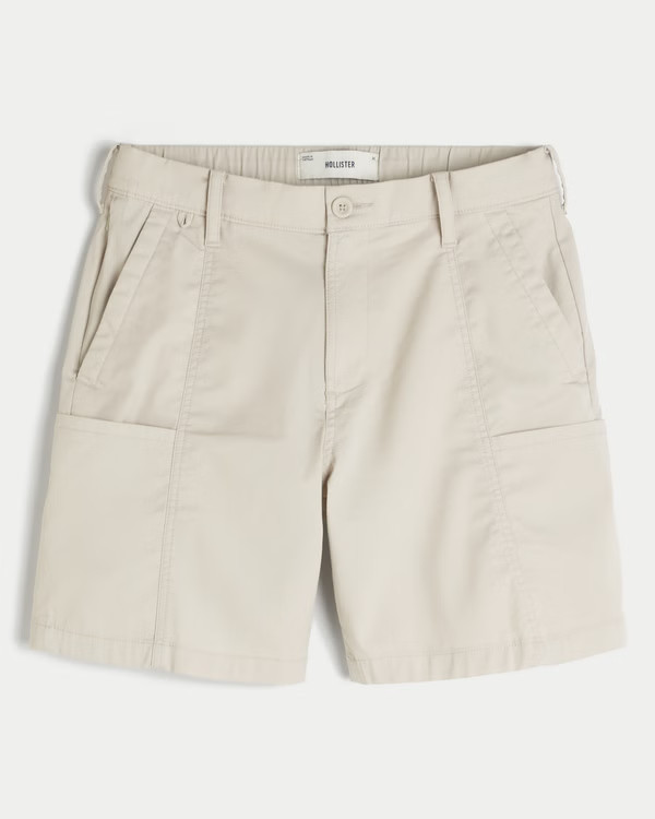 At-the-Knee Cooling Golf Shorts | Hollister (US)