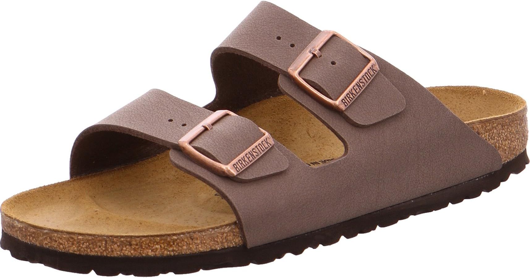 Birkenstock Womens Arizona Soft Footbed - Leather (Unisex) | Amazon (US)