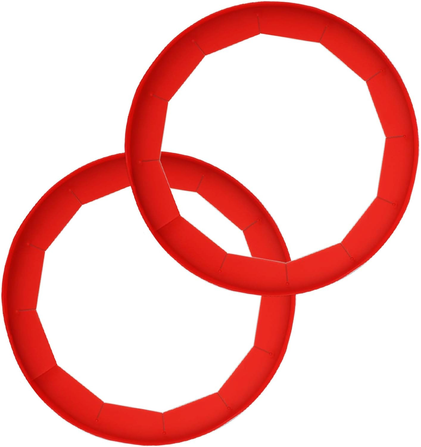 Adjustable Silicone Pie Crust Shields - Baking Protectors Cover Ring Fits 8-11.4 Inch Pies | Amazon (US)