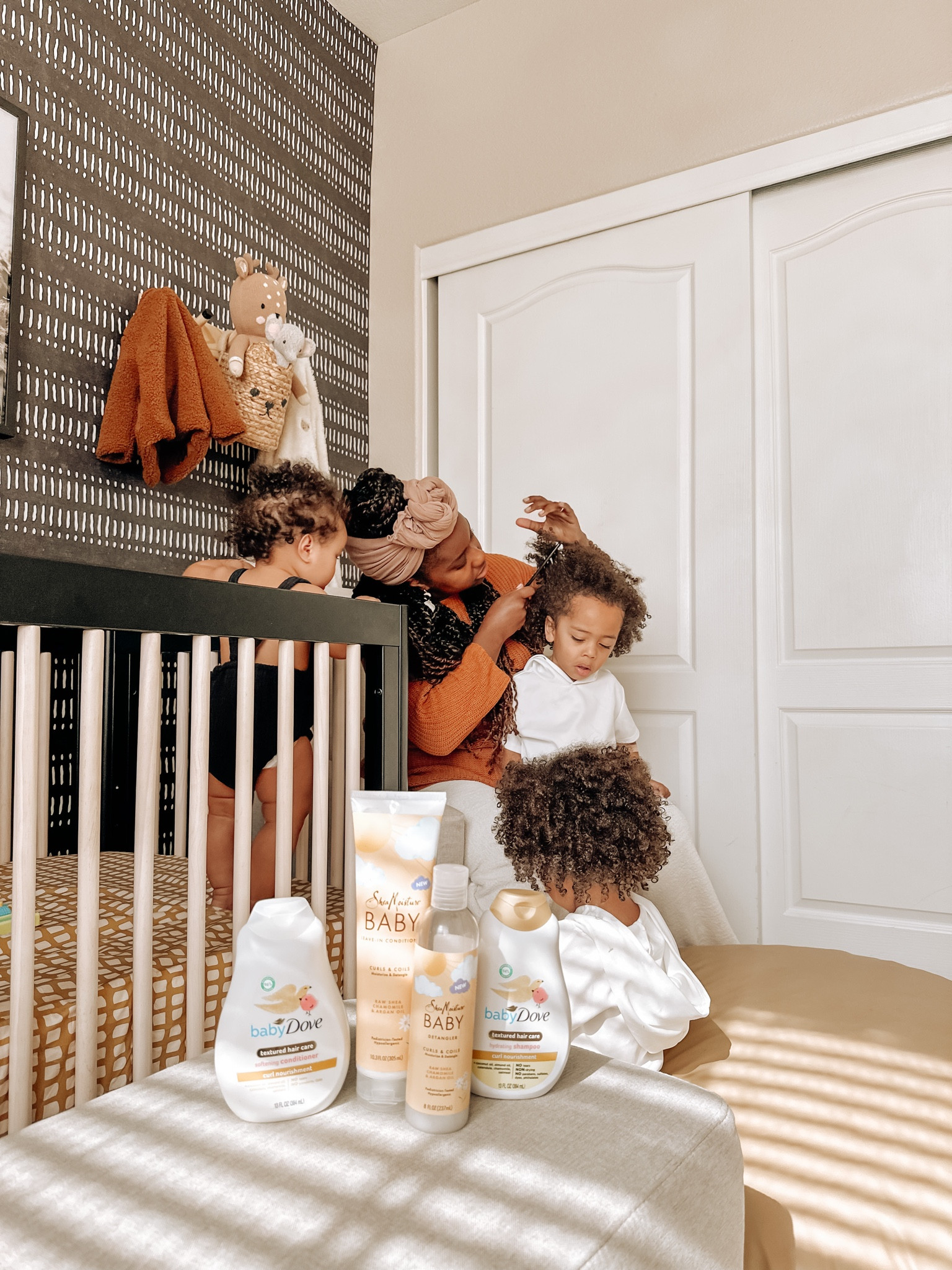 
#AD All three of my kids have really curly hair, and curly/textured hair needs a specific kind of love and care to make sure it stays hydrated and healthy. @sheamoisturebaby textured hair products and @babydovecare Melanin Rich Skin and Textured Hair products are made with all the love curly/textured hair needs. 

The twins have very long tight curls and I’ve been using the @babydovecare Textured Shampoo & Conditioner on wash days to cleanse their long curls without stripping them of their natural oils; then following up with the @sheamoisturebaby Raw Shea Detangler and Leave-In Conditioner for quick styling. Detangling their hair can be A LOT of work (double trouble), so it’s great that these products help make that process far less tedious for this mama. Having a hair care line that is also Pediatrician-tested, Hypoallergenic, and Tear-free, like @sheamoisturebaby Textured Hair Products is a must too.

If you are looking for hair products for your #Curlyhairbaby, head to @Target and check out the Baby Dove Melanin Rich Skin and Textured Hair products as well as the SheaMoisture Baby Textured Hair Products. You can find them online or in the baby section at a @Target near you! #BabyCare #Target  #TargetPartner



#LTKkids #LTKbaby #LTKfamily