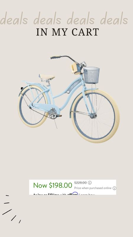 Huffy 26" Nel Lusso Classic Cruiser Bike with Perfect Fit Frame, Women's, Ages 13" Years, Light Blue

#LTKSummerSales #LTKSeasonal #LTKSaleAlert