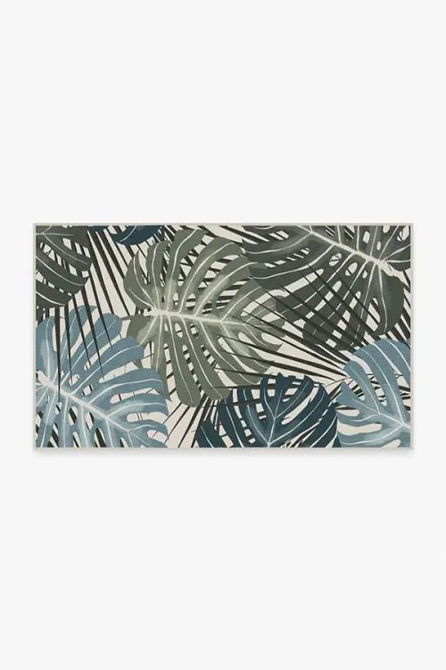 Monstera Jade Rug | Ruggable