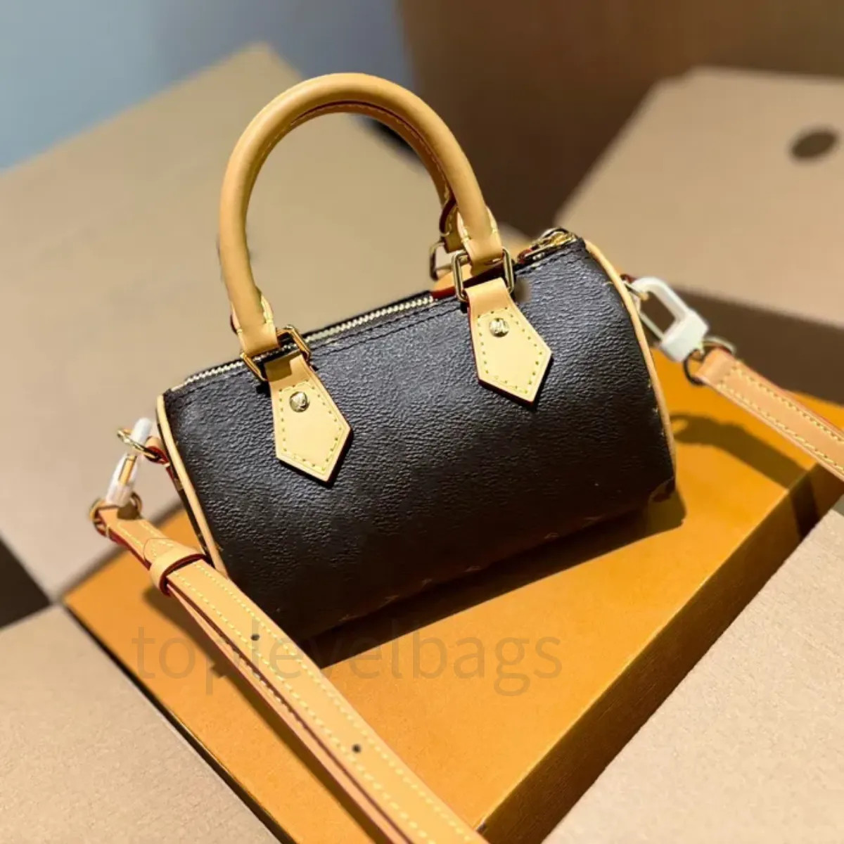 Top Designer Mini Nano 16cm Shoulder Bag Women Leather Denim Crossbody Luxury Brand Embossed Tote... | DHGate