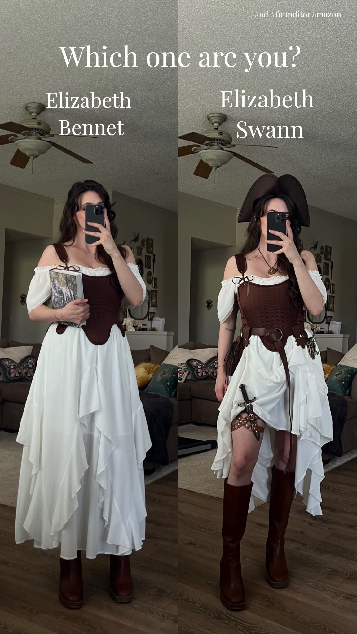 Dressing like your favorite movie characters IRL 🤌🏼🤍✨ 

#ad #founditonamazon

#LTKootd #LTKSeasonal