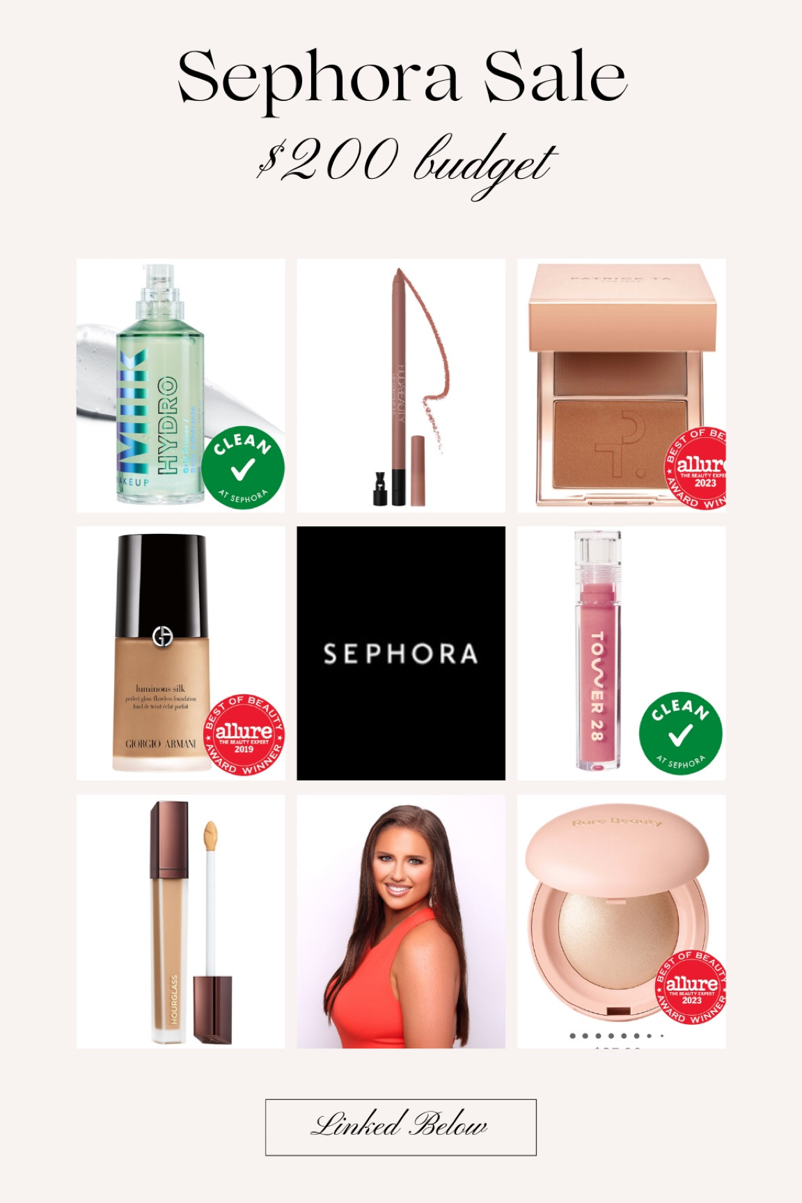 All of these items add up to around $245, so with your 20% off, your total is going to be right within your budget of $200! 

#LTKbeauty #LTKxSephora #LTKsalealert