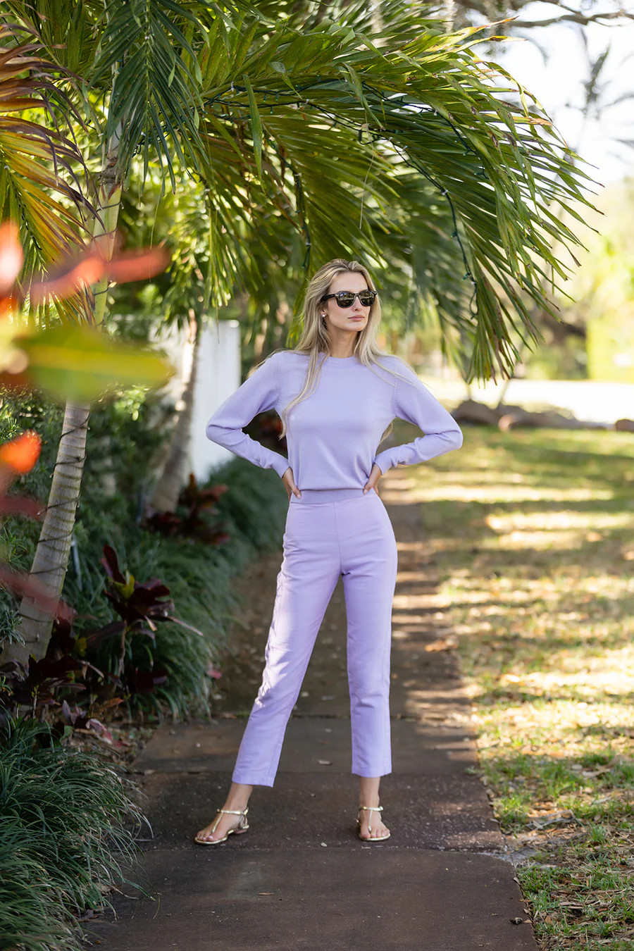 Jackie Pant - Lavender | Julia Amory