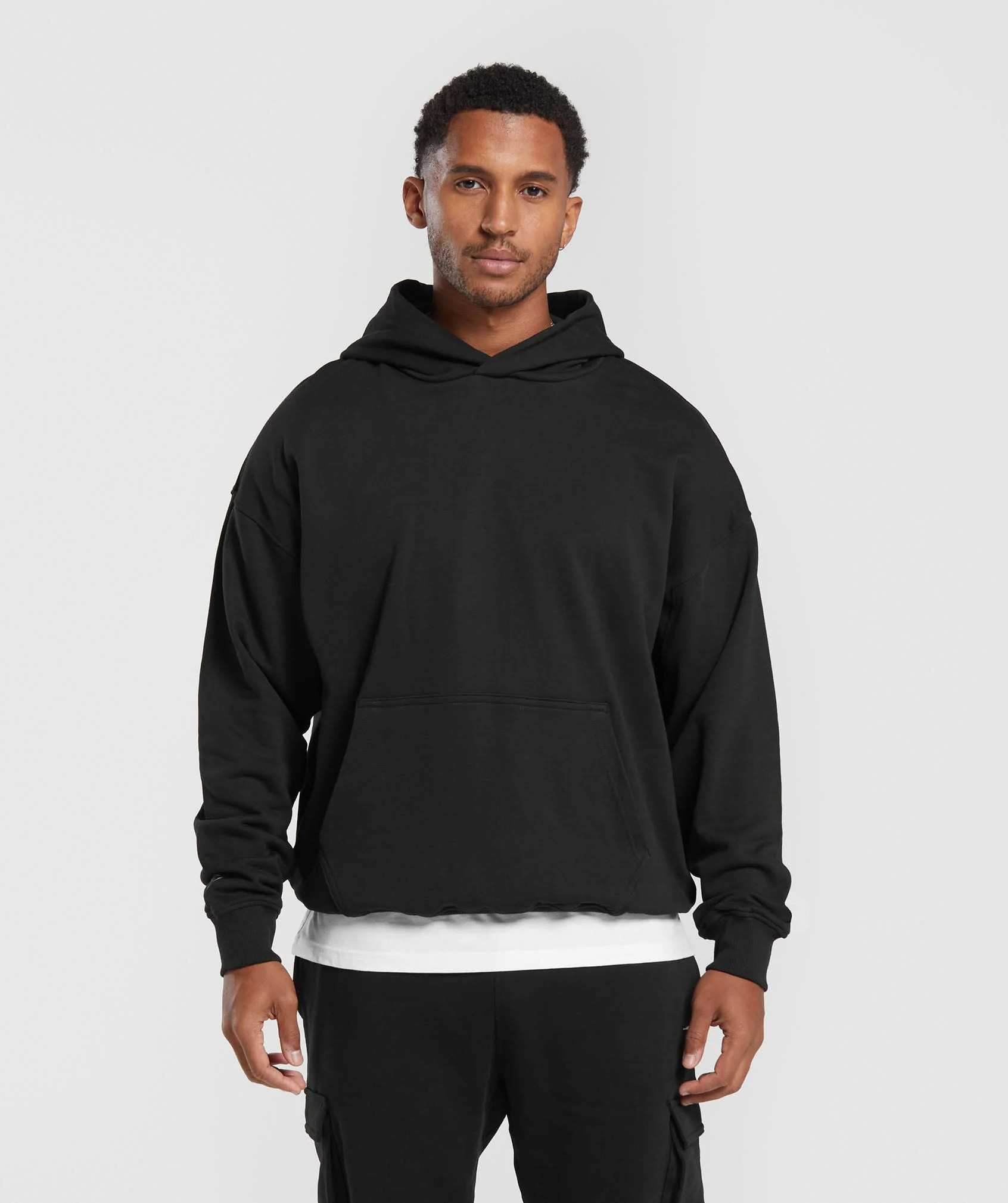 Gymshark Rest Day Essentials Hoodie - Black | Gymshark UK