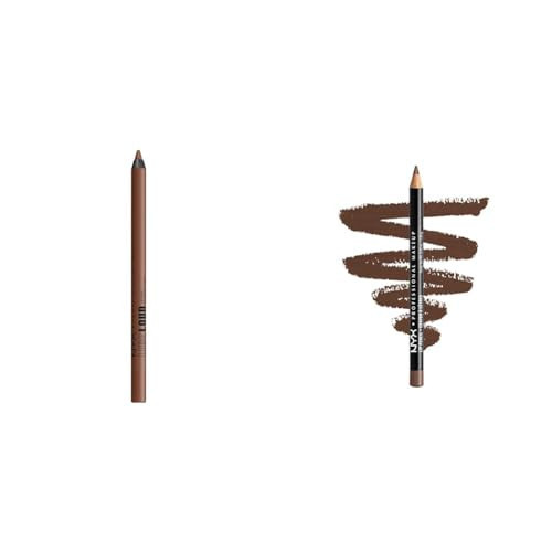 NYX Line Loud Lip Liner Longwear Pigmented Lip Pencil with Jojoba Oil & Vitamin E - Total Baller & Slim Lip Pencil Long-Lasting Creamy Lip Liner - Espresso | Amazon (US)