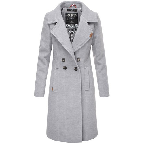 Navahoo Damen Business Mantel Trenchcoat lang woll mantel wintermantel Jacke Neu | eBay | eBay DE