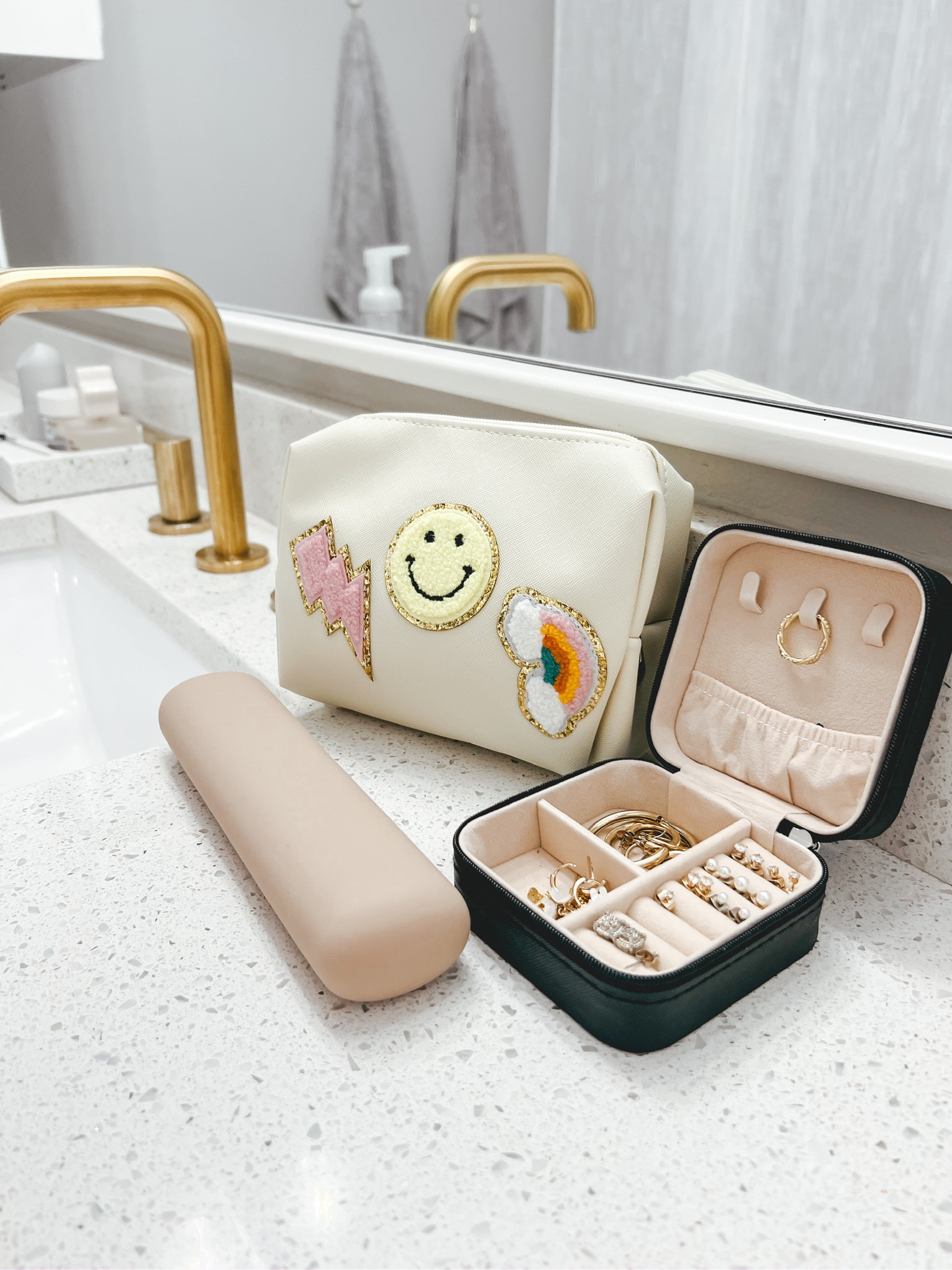 Need portable makeup and jewelry bags? These are my favorites when I am on the go and need something light but with big capacity!

#LTKbeauty #LTKhome #LTKtravel