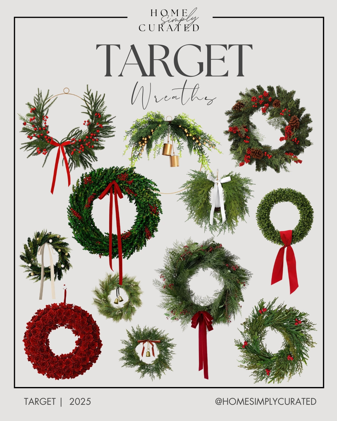 Christmas Wreaths at Target! 🎄 

Christmas Decor
Holiday Wreath 

 

#LTKHoliday #LTKFindsUnder50 #LTKSeasonal