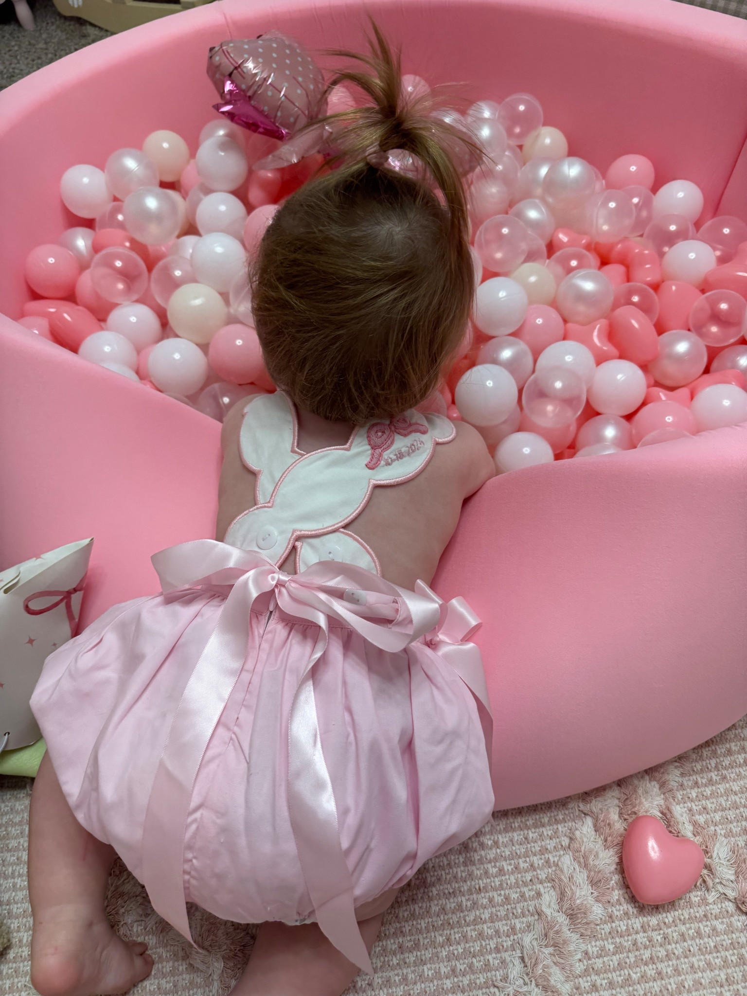 Pink ball pit for the birthday girl 🩷🎀 I recommend at least 400 balls to fill it up! 

#LTKGiftGuide #LTKKids #LTKBaby