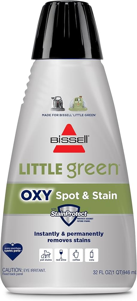 Bissell Little Green Spot & Stain Formula for Portable Carpet Cleaners, 2038G | Amazon (US)