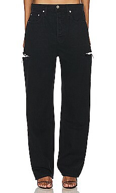 GRLFRND Bella Petite Low Rise Boyfriend in Dark Canyon from Revolve.com | Revolve Clothing (Global)