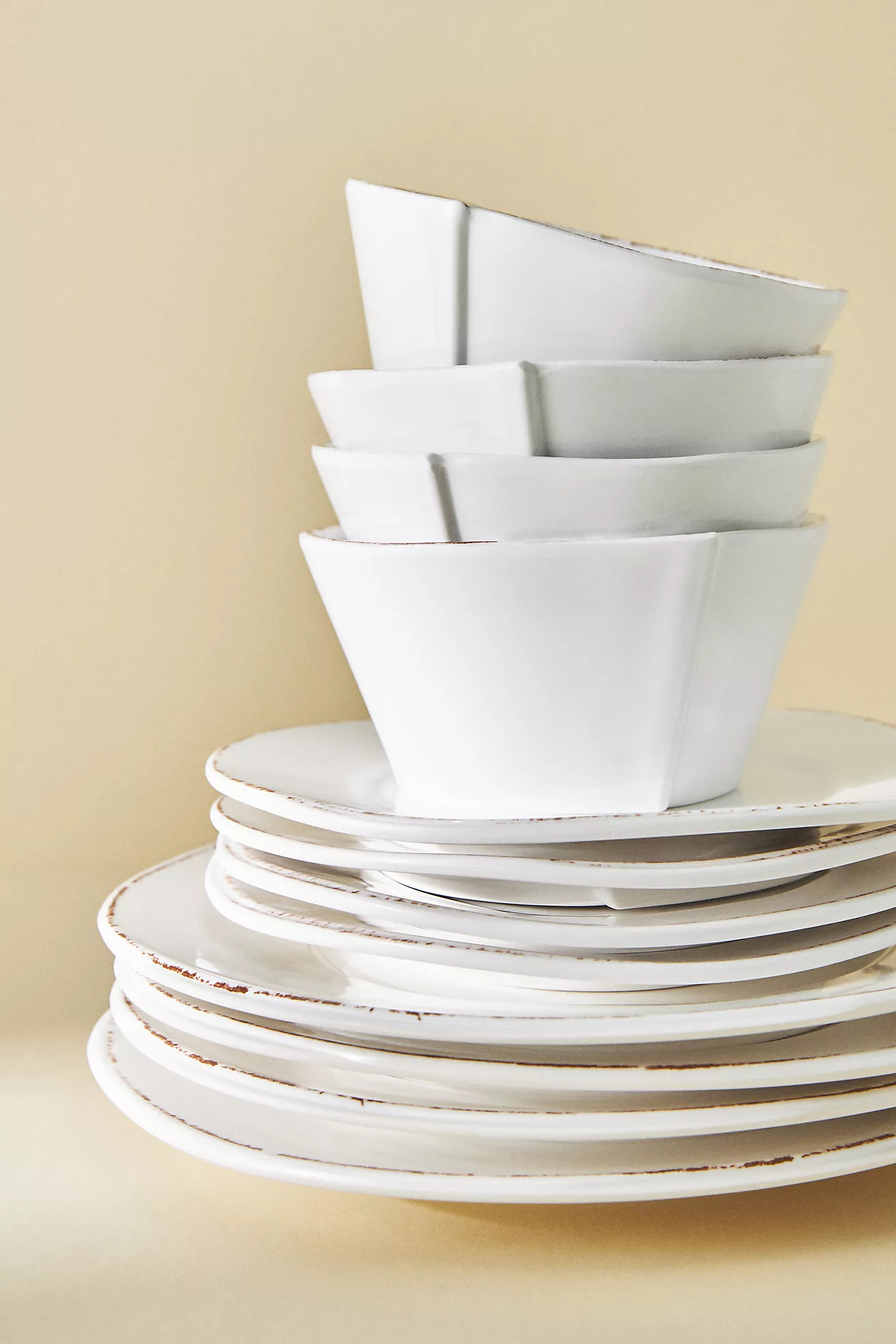 Vietri Melamine Lastra 12-Piece Place Setting | Anthropologie (US)