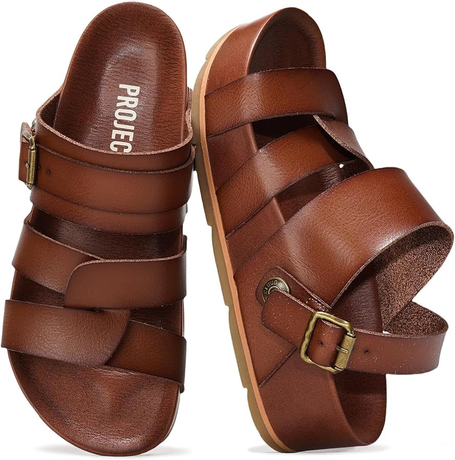 Amazon.com | Project Cloud Platform Sandals Women \u2013 Strappy Wedges with Comfortable Plush & ... | Amazon (US)