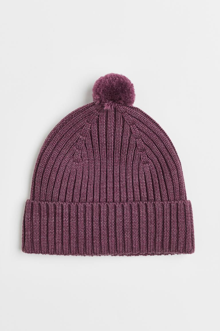 Rib-knit Wool Hat | H&M (US + CA)