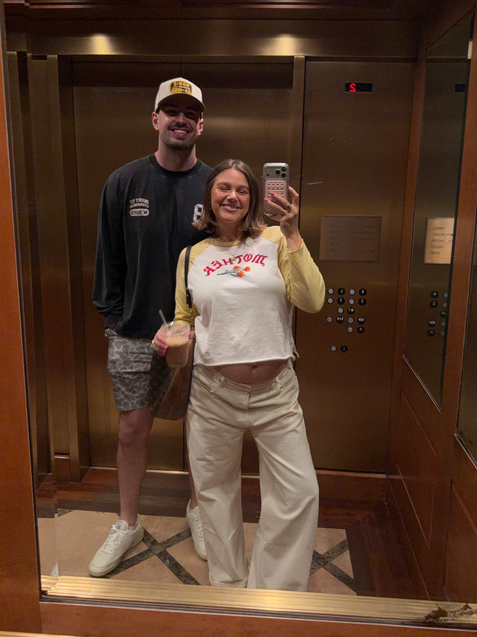 Went two sizes up from my typical Agolde size for pregnancy and I love the lower looser fit of these jeans. Linked similar from Abercrombie! Tee size L I went up one I think it runs true to size. 


#pregnancy #bumpstyle #momstyle #bresheppard #mother #agolde